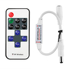 Mini Remote Controller for Single Color LED Strip Lights RF Dimmer for 12 V DC LED Light Strips 12A Wireless Remote Control for Dimmable 3528 5050 miniinthebox