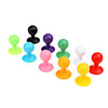 Mini Silicone Stand Holder for iPhone,  iPod and Others (10 pcs a Pack)