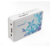 Mini Speaker with Personalized Card (Blue flower)