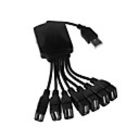 Mini Splitter 7 Port USB 2.0 Hub