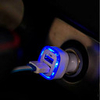 Mini USB 2 Port Car Charger Adapter 2.1A With Light Display Universal Dual USB Phone Car Charger