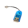Mini USB 2.0 TF Card Reader (Blue)