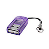 Mini USB 2.0 TF Card Reader (Purple)