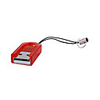Mini USB 2.0 TF Card Reader (Red)