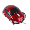 Mini USB Car Style Optical Wired Mouse (Red)