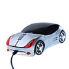 Mini USB Car Style Optical Wired Mouse (Silver)