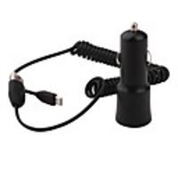 Mini USB Cigarette Charger for HTC Desire HD (Black)