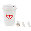 Mini USB Coffee Cup Air Humidifier (White)
