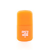 Mini USB Micro SDHC Memory Card Reader (Orange)