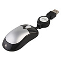 Mini USB Optical Wired Mouse (Black)