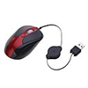 Mini USB Optical Wired Mouse (Red)