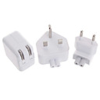 Mini USB Power Adapter for iPod with Interchangeable World Plugs