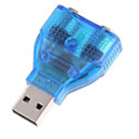 Mini USB To PS/2 Mouse Keyboard Converter Adapter