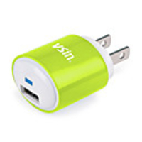 Mini USB Travel Charger VT0009 with iPhone 4 Cable 1.2 m for iPhone,  iPad and More (MFi License,  US Plug)