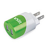 Mini USB Travel Charger VT010 with iPhone 4 Cable 1.2 m for iPhone,  iPad and More (MFi License,  US Plug)