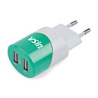 Mini USB Travel Charger VT011 with iPhone 4 Cable 1.2 m for iPhone,  iPad and More (MFi License,  EU Plug)