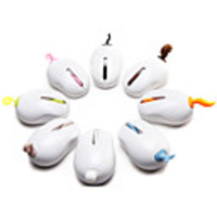 Mini USB Wireless Mouse (Assorted Colors)