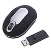 Mini USB Wireless Optical Mouse (Black)