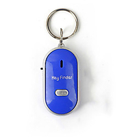 Mini Whistle Anti Lost Key Finder Wireless Smart Flashing Beeping Remote Lost Keyfinder Locator with LED Torch