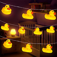 Mini Yellow Duck LED String Light 1.5M 10LEDs Battery Powered Indoor Outdoor Christmas Wedding Party Garden Decoration LED Fairy Lights miniinthebox