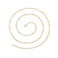 minimalist beach bikini body chain 18k gold satellite belly chain handmade adjustable jewelry for women girls fashion sexy waist chain