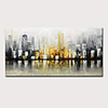 Mintura Large Size Hand Painted Abstract City Landscape Oil Paintings On Canvas Modern Pop Art Posters Wall Picture For Home Decoration No Framed Rolled Without Frame