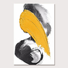 Mintura Hand Painted Abstract Oil Paintings on Canvas Modern Wall Picture Pop Art Posters For Home Decoration Ready To Hang With Stretched Frame