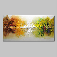 Mintura Hand-Painted Abstract Palette Knife Oil Painting On Canvas Modern Wall Art Picture For Home Decoration Ready To Hang With Stretched Frame