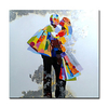 Mintura Large Size Hand Painted Abstract Knife Couples Oil Painting on Canvas Modern Wall Art Picture For Home Decoration (Rolled Canvas without Frame) miniinthebox