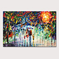 Mintura Large Size Hand Painted Abstract Knife Landscape Oil Paintings on Canvas Pop Art Wall Pictures For Home Decoration No Framed Rolled Without Frame