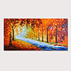 Mintura Large Size Hand Painted Abstract Knifr Trees Landscape Oil Paintings On Canvas Modern Posters Wall Picture For Home Decoration No Framed Rolled Without Frame