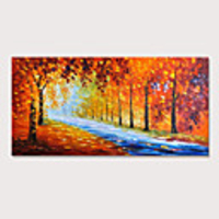 Mintura Large Size Hand Painted Abstract Knifr Trees Landscape Oil Paintings On Canvas Modern Posters Wall Picture For Home Decoration No Framed Rolled Without Frame