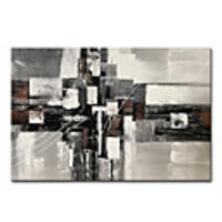 Mintura Large Size Hand Painted Abstract Oil Paintings on Canvas Modern Wall Art Picture For Home Decoration No Framed