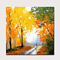 Mintura Large Size Hand Painted Abstract Tree Landscape Oil Painting on Canvas Modern Pop Art Wall Pictures For Home Decoration No Framed Rolled Without Frame