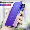 Mirror View Smart Flip Case For Xiaomi Redmi Note 9 Pro Max Note 8T Note 8 Pro Redmi 8 8A Redmi 7 7A K30 Pro K20 Pro Mi 10 Pro Mi Note 10 Pro Mi 9T Pro Mi 9 SE Mi CC9 Pro Mi CC9e Protection Cover miniinthebox