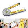 Miter Protractor 360 Measure Protractor Plastic Angle Ruler Measurement Inclinometer Angle Finder Gauge Woodworking Tools 72