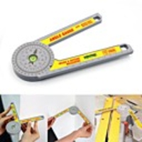 Miter Protractor 360 Measure Protractor Plastic Angle Ruler Measurement Inclinometer Angle Finder Gauge Woodworking Tools 72