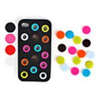 Mix Color Beans Silicone Soft Case for iPhone 4 / 4S