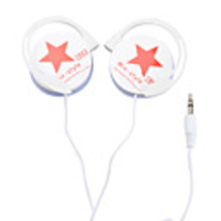 Mix-Style Clip-On Earphones (White)