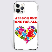 Mixed Color Heart Case For Apple iPhone 12 iPhone 11 iPhone 12 Pro Max Unique Design Protective Case Shockproof Back Cover TPU