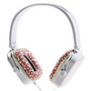 Mixed Color Style Stereo Headphones (White)