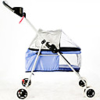 Mixed Material/ Portable/Safe Stroller Cart Car Carrier For Dogs / Cats