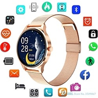 Mk20 Stainless Smartwatch Support Heart Rate/Blood Pressure Measure,  Bluetooth 5.0 Sports Tracker for Android/IOS/Samsung Phones