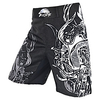 mma black boxing cotton loose size training kickboxing shorts muay thai shorts mma shorts boxeo (xxl)