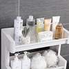 Mobile Bathroom Storage Rack Multi-layer Plastic Household Products miniinthebox