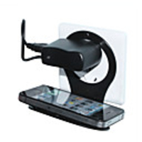 Mobile Cell Phone Holder Hangs Wall Charger Convenient