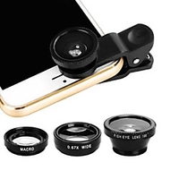 Mobile Phone Lens Fish-Eye Lens ABSPC 25 mm 180 ° Lens with Case / Cool miniinthebox
