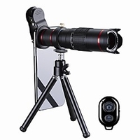 Mobile Phone Lens Long Focal Lens Glasses / Plastic Metal / Aluminium Alloy 20X Macro 35 mm 3 m 13 ° Lens with Stand / Creative miniinthebox