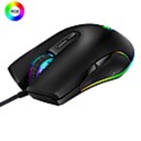MODAO W1909 Professional Ergonomic USB Wired RGB Gaming Mouse 3200DPI with 4 Backlights Mode