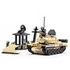 Model Building Kit Tank Tank ABS Mini Car Vehicles Toys for Party Favor or Kids Birthday Gift / Kid